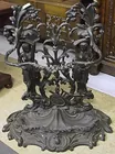 Figural Iron Umbrella Stand