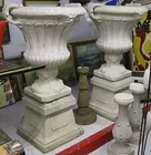 Pr. of 4' Tall Concrete Urns
