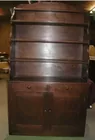 Handmade Walnut Pewter Cupboard