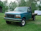 1995 Ford F-250 diesel, flat bed