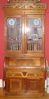 Walnut Cylinder Secretary Desk