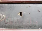 paint decorated box with name & date