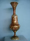RARE FRENCH ENAMELED GLASS VASE 20