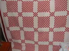 Red and White Quilt