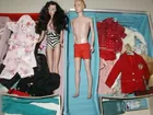 '64 Barbie & Ken, case, clothes & accessories