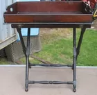 Mahogany butlers tray table