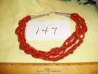 coral necklace