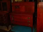 Sheraton Tambour Two Part Secretary