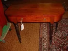Sheraton Carved Leg Side Table