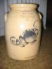 Blue Onion Crock