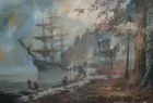GARRISON OIL PAINTING