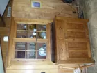 cherry china cabinet