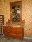 MARBLE TOP DRESSER