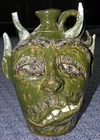 Face Jug Signed Bobby Ferguson