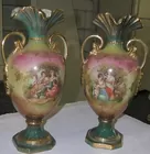 Pair Of Matching Portrait Vases