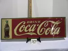 Drink Coca Cola Metal Advertising Sign