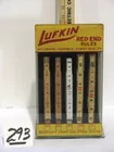 Lufkin Red End Rules Display with Rules 