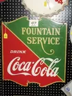 Drink Coca-cola Fountain Service Sign