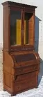 Walnut Victorian Cylinder Desk.