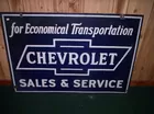 porcelin auto sign