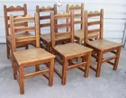 set 6 cherry Stickley chairs
