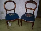 PR NEEDLE POINT CHAIRS