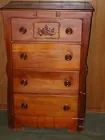 maple 4 drawer chest