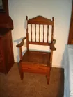 OAK POTTY CHAIR