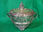  Large French Silver Punch Bowl 