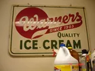 Warners Ice Cream Sign