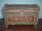 DECORATED TIN BOX