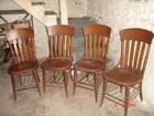 set oak chairs