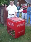 Vintage Coca Cola Cooler Braun & Helmer