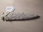 7 1/4 side-notched blade. Archaic period. Museum