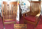 Stickley High-Back Rocking Chair