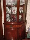 Mahogany corner cabinet