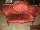 Victorian medallion sofa
