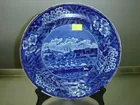 STAFFORDSHIRE FLOW BLUE PLATE