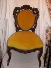 Walnut Victorian parlor chair
