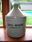 2 Gallon Maher, Shamokin, PA