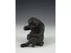 Signed Antique Japanese Bronze Monkey, 