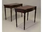 Pair of Federal Inlaid Card Tables, Boston, c.1810