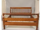 Thomas Day, Irvine Family Sleigh Bed, Mid 19th c.,