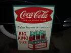 Mint Vintage Coca Cola sign 