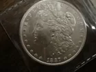 1887 Morgan Silver Dollar Graded MS65 BR FS