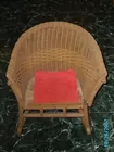 VINTAGE CHILDS WICKER ROCKER