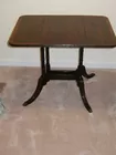 small gate leg table with inlay