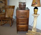 Wood File Cabinet