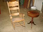 OAK SPINDLE BACK ROCKER -