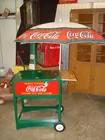 COCA COLA DRINKS CART FROM COCA CO #1156